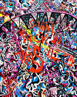 Abraham Onkst, ‘I don’t fvck with this!’, 2024