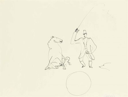 Alexander Calder, ‘Ringmaster and Horse’