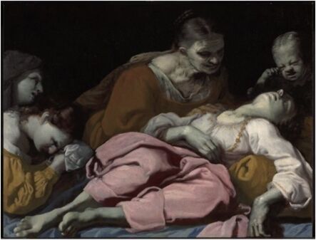 Antonio Carneo, ‘The Death of Rachel’, ca. 1660-70