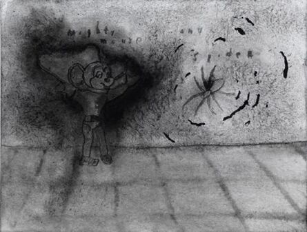 David Lynch, ‘Mighty Mouse and Spider’, 2012