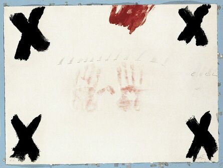 Antoni Tàpies, ‘Dues mans’, 1976