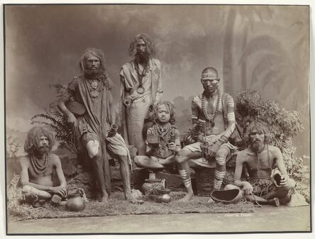 ‘Group of Yogis’, 1880