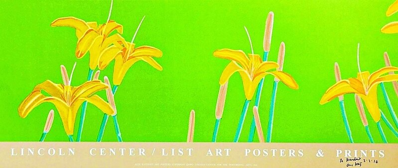 Alex Katz, ‘Day Lilies (Hand Signed and Inscribed by Alex Katz)’, 1992, Print, Silkscreen on wove paper, Alpha 137 Gallery