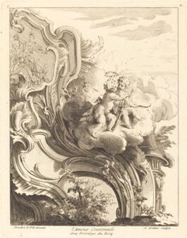 Antoine Aveline, ‘L'Amour Couronnée’, 1736