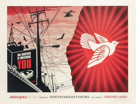 Shepard Fairey, ‘NINETEENEIGHTYFOURIA’, 2007