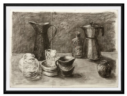 William Kentridge, ‘Still Life with Black Jug II (Drawing from a Natural History of the Studio)’, 2020