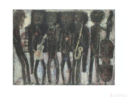 Jean Dubuffet, ‘Jazz Band’, 1990