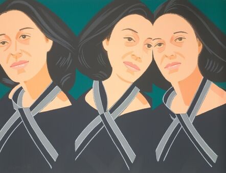 Alex Katz, ‘Grey Ribbon (from the Alex & Ada portfolio) ’, 1990