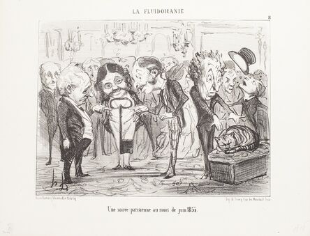 Honoré Daumier, ‘Une Soirée Parisienne (…)’, 1853