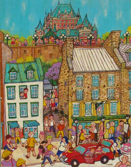 miyuki tanobe, ‘"Vue de la Basse-ville, Quebec"’, 1996