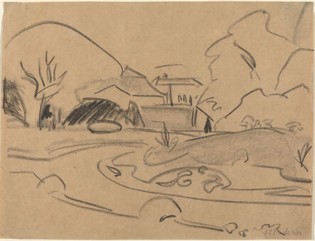 Ernst Ludwig Kirchner, ‘Park Landscape’, ca. 1909