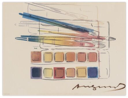 Andy Warhol, ‘Watercolor Paint Kit with Brushes’, 1982
