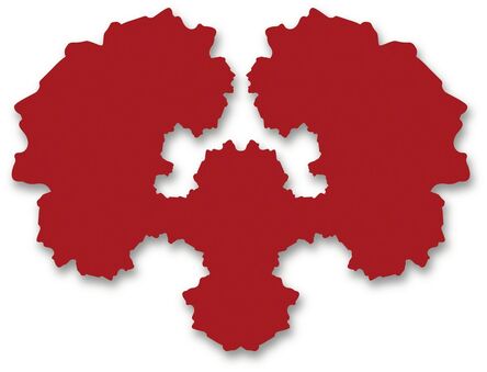 Paul Hosking, ‘Rorschach Portrait (red)’, 2012