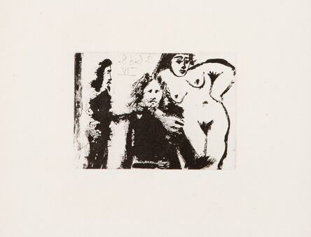 Pablo Picasso, ‘Mon dieu, quel homme, qu'il est petit..., Pl.149, from Series 347’, 1968