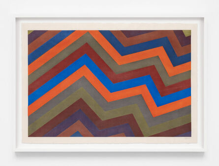 Sol LeWitt, ‘Irregular Bands with Colors Superimposed’, 1994