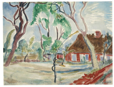 Erich Heckel, ‘Obstbäume’, 1921