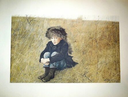 Andrew Wyeth, ‘Rare "Faraway" 1956 Collotype’, 20th Century