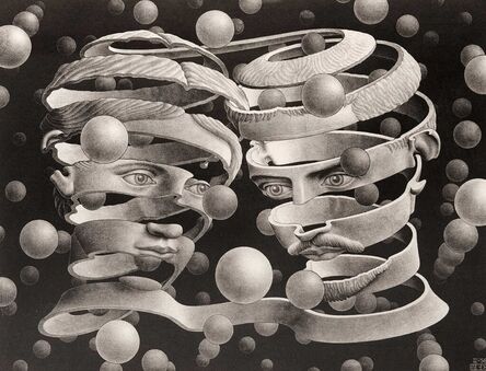 M. C. Escher, ‘Bond of Union’, ca. 1956