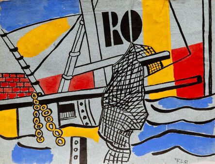 Fernand Léger, ‘Le port de Trouville’, 1951