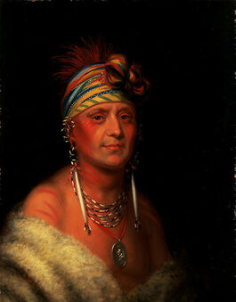 Charles Bird King, ‘Monchousia (White Plume), Kansa’, ca. 1822