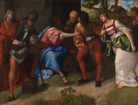 Titian, ‘Christ and the Adultresess’, ca. 1508