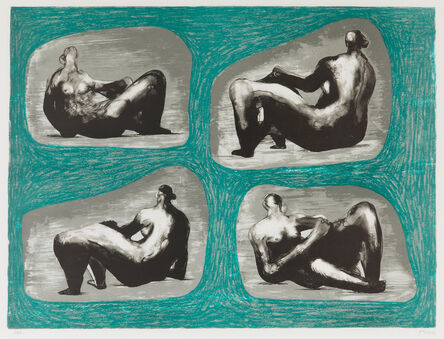 Henry Moore, ‘Four Reclining Figures - Caves  (1974)’, 1974