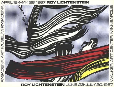 Roy Lichtenstein, ‘Brushstrokes at Pasadena Art Museum’, 1967
