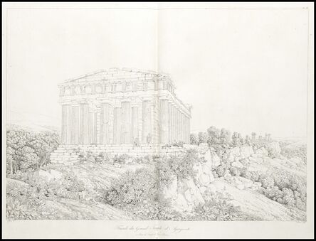 Louis-François Cassas, ‘Facade du grand temple d'agrigente’, 1813