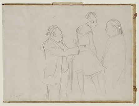 Edgar Degas, ‘Sketches of a Ballet Master’, 1877