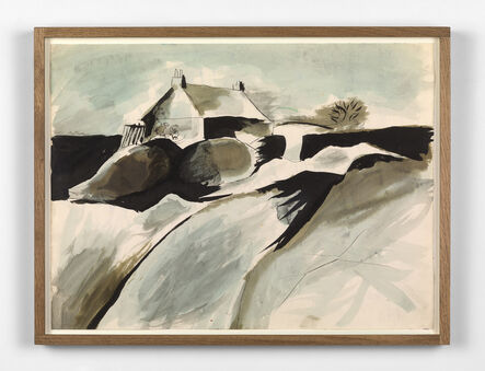 John Craxton, ‘House in Rocky Landscape’, 1945