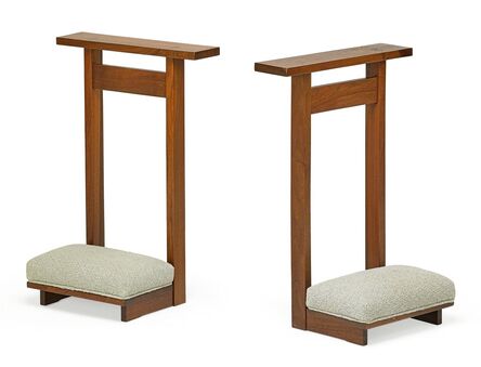 George Nakashima, ‘Two meditation stools, New Hope, PA’, 1969