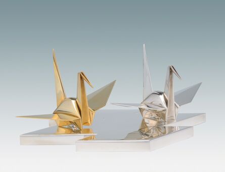 Nakamura Kenji, ‘Pair of Ornaments of Origami Cranes’, ca. 1930s