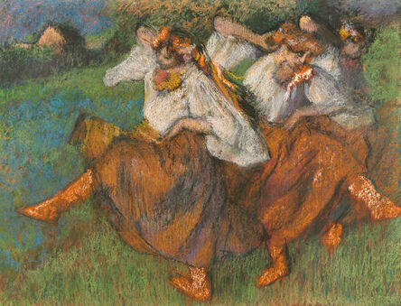 Edgar Degas, ‘Ukrainian Dancers’, ca. 1899