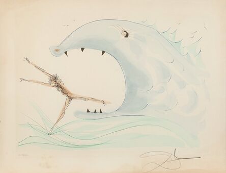 Salvador Dalí, ‘Jonah and the whale, from Our Historical Heritage’, 1975