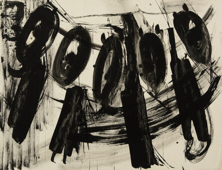 Dusti Bongé, ‘Untitled (Black Abstract) ’, 1966