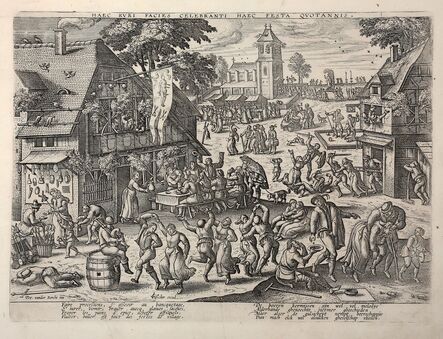 Peter van der Borcht, ‘St Sebastian’s fair’, 1600