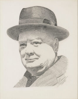 S.J. Marin, ‘Head Study of Churchill’, 1940