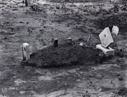 Walker Evans, ‘Child's Grave with Bottles and Jars on Plot, Hale County, Alabama.’, 1936