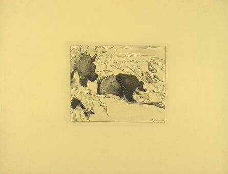 Paul Gauguin, ‘The Laundresses’, 1889