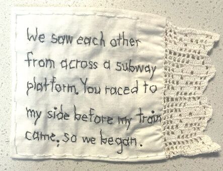 Iviva Olenick, ‘We Saw Each Other from Across a Subway Platform’, 2023