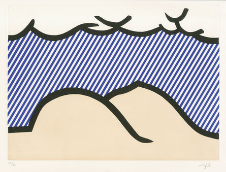 Roy Lichtenstein, ‘Illustration for "De Denver au Montana, Départ 27 Mai 1972" (I) from "La Nouvelle Chute de l' Amerique" (The New Fall of America) ’, 1992
