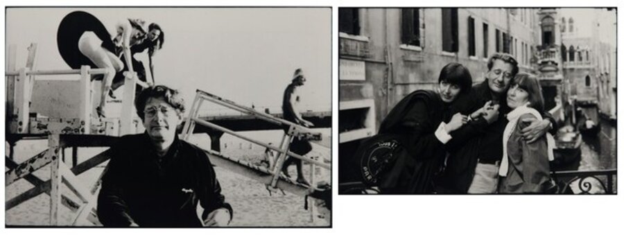 Helmut Newton Manatthan Beach, California ; Helmut, June + Jenny Kapitan, Venice, Italy