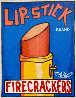 E. F. Higgins III, ‘Firecrackers: Lip-Stick Brand’, 1992