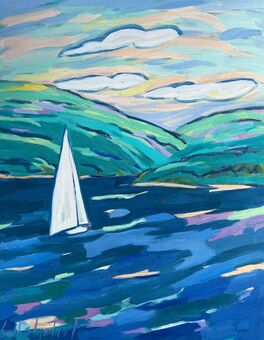 Beth G. Lambert, ‘Into the Blue’, 2023