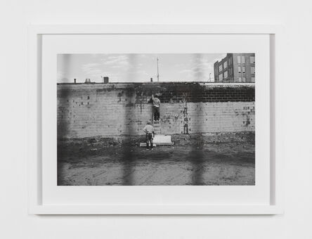 Monica Bonvicini, ‘Untitled (two men building a wall)’, 2017