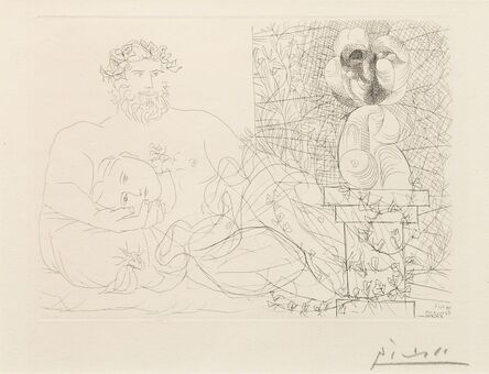 Pablo Picasso, ‘Le Repos du sculpteur et la sculpture surrealiste’, 1933