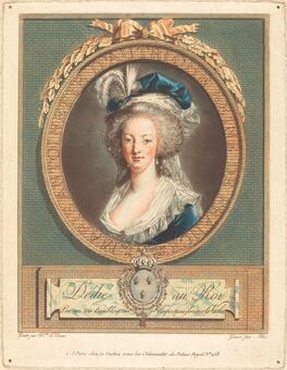Pierre-Michel Alix after Elisabeth-Louise Vigée Le Brun, ‘Queen Marie-Antoinette’, ca. 1789