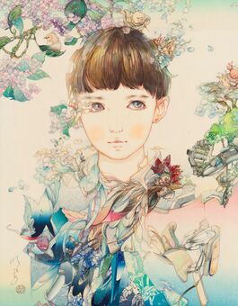 Asuka Irie, ‘サレール村の紫陽花’, 2023