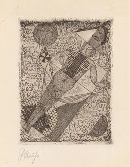 Georg Muche, ‘STERNBILD (COGITO ERGO CREDO)’, 1922