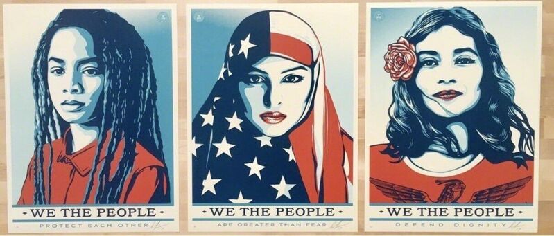 Shepard Fairey, ‘"We The People"’, 2017, Print, Artist Proof Edition Of Only 50, New Union Gallery